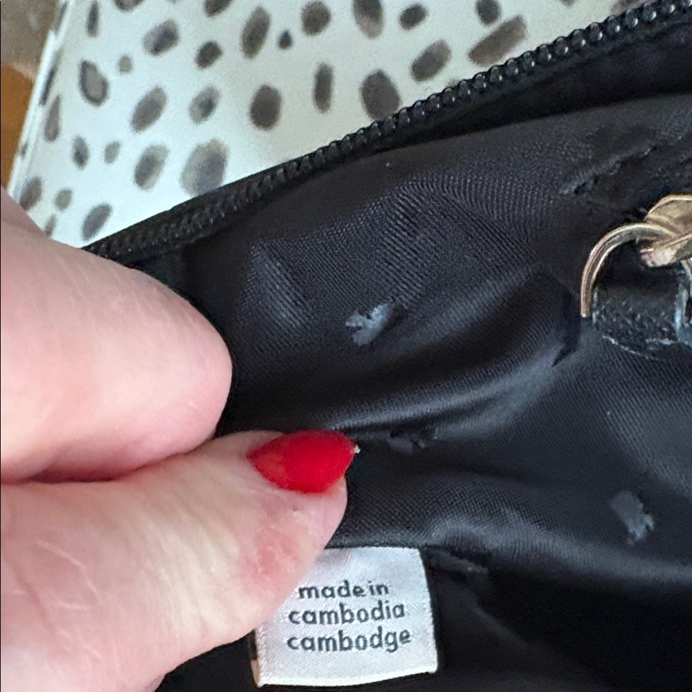 Kate Spade Black and Glitter Tote - Picture 12 of 13